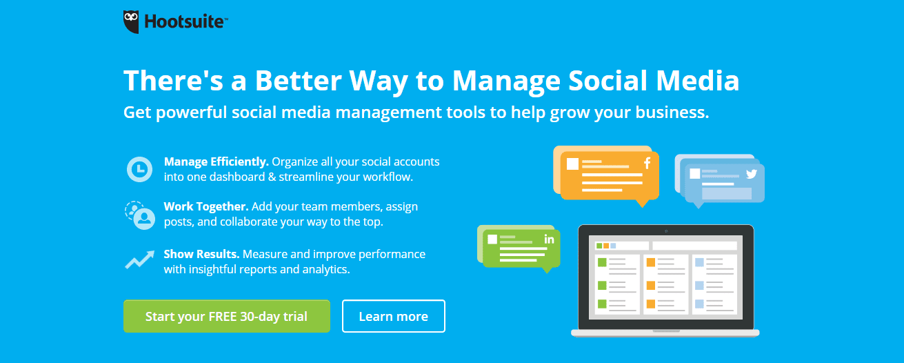 Total social media management with Hootsuite