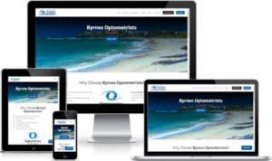 Nerdyness-Portfolio-Byrnes_Optometris-Website-Screenshot